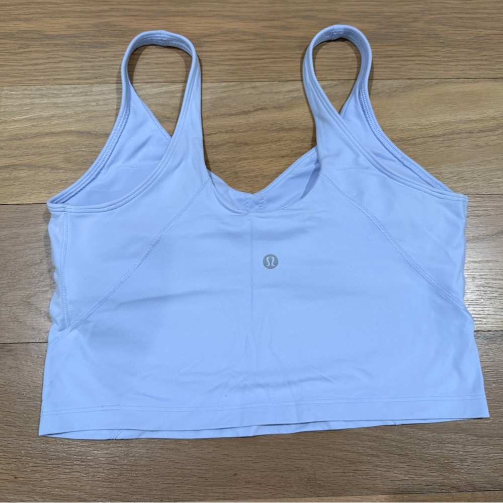 lululemon athletica Lilac Scoop-Neck Sports Top